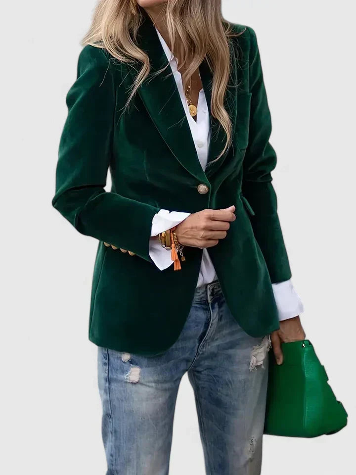SOPHIA | BLAZER CON SOLAPA Y BOTONES