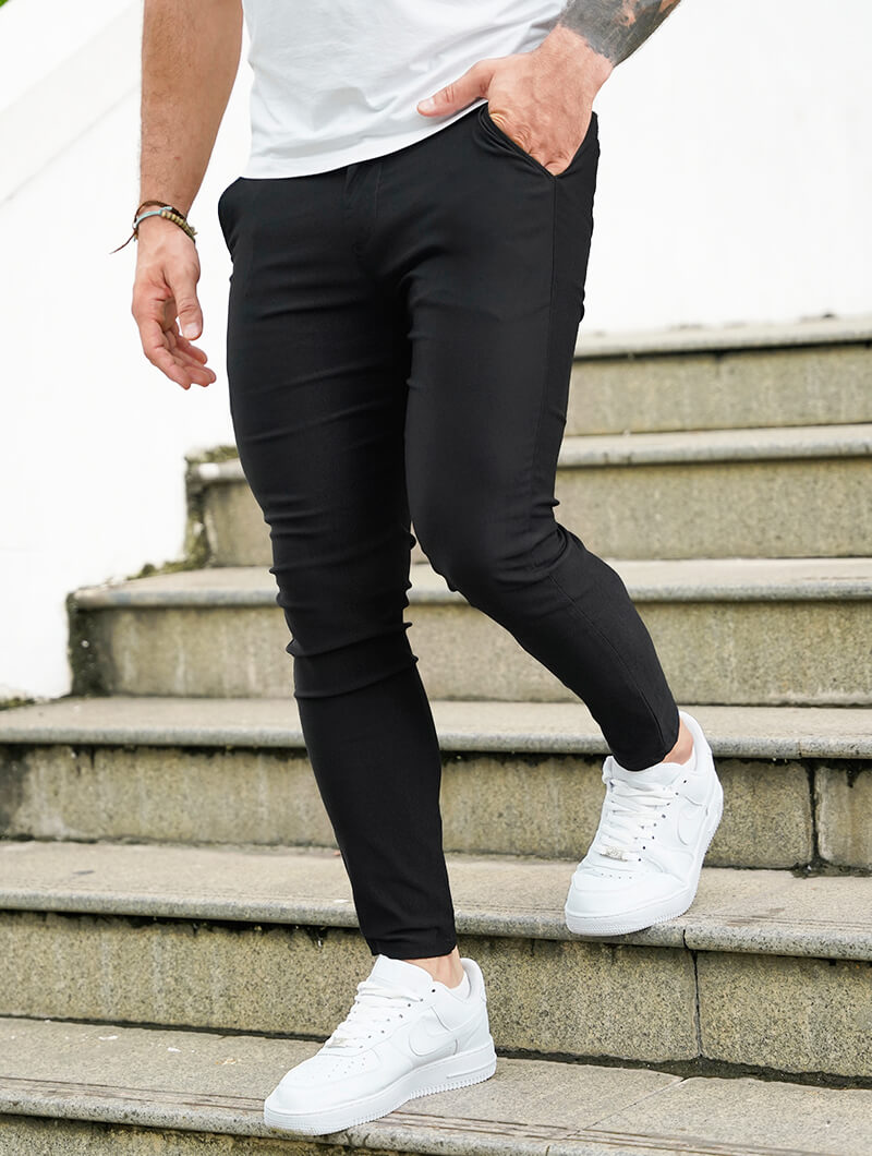 NOA| PANTALÓN ESTRECHO NEGRO