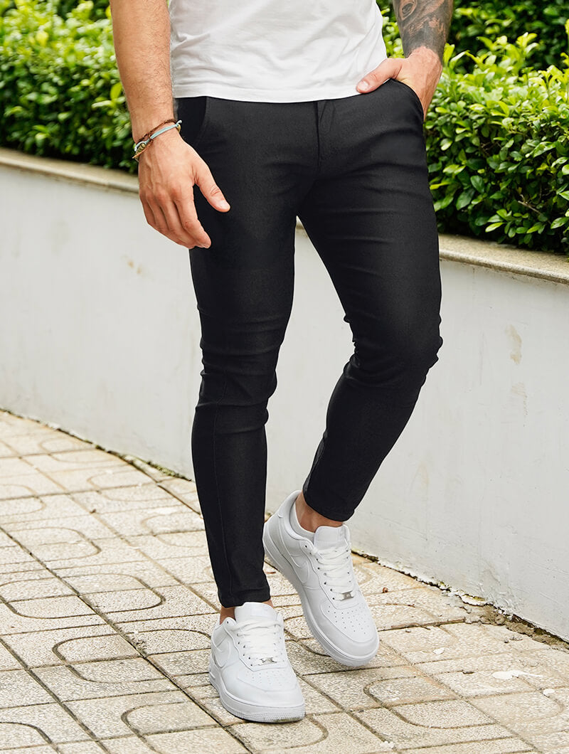 NOA| PANTALÓN ESTRECHO NEGRO