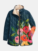 FIONA | ABRIGO ACOLCHADO ESTAMPADO FLORAL
