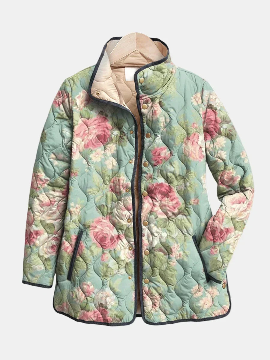 FIONA | ABRIGO ACOLCHADO ESTAMPADO FLORAL