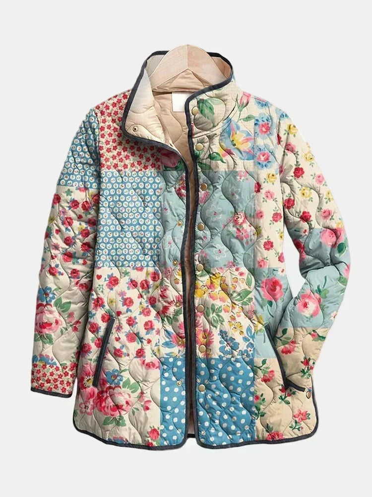 FIONA | ABRIGO ACOLCHADO ESTAMPADO FLORAL