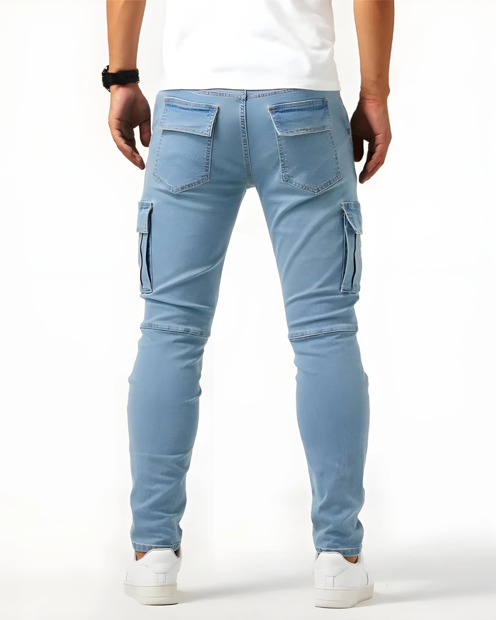 EMILIANO | PANTALÓN CARGO MARINO