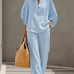 ESTELA | CONJUNTO CASUAL DE CAMISA Y PANTALÓN