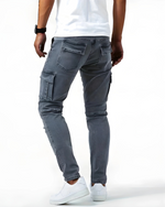 EMILIANO | PANTALÓN CARGO MARINO