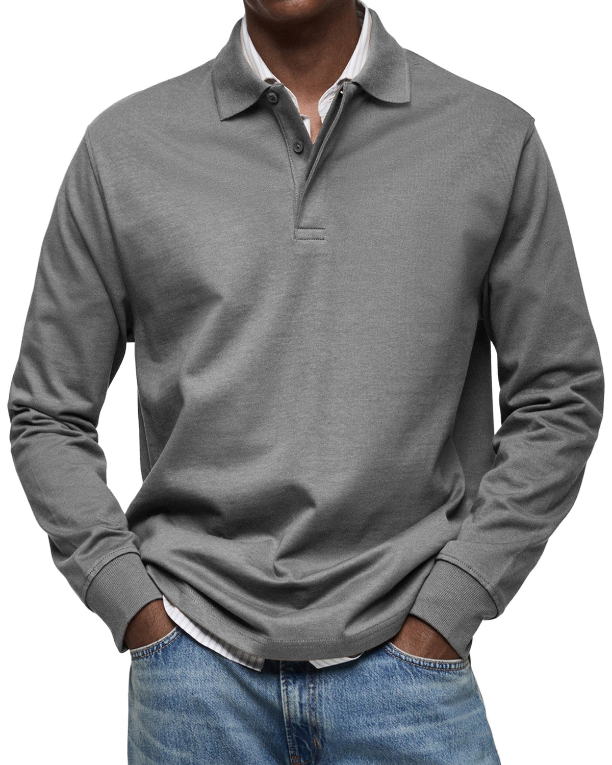 ALBERTO | POLO DE MANGA LARGA LUJOSO