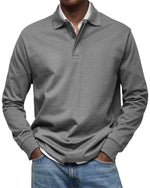 ALBERTO | POLO DE MANGA LARGA LUJOSO