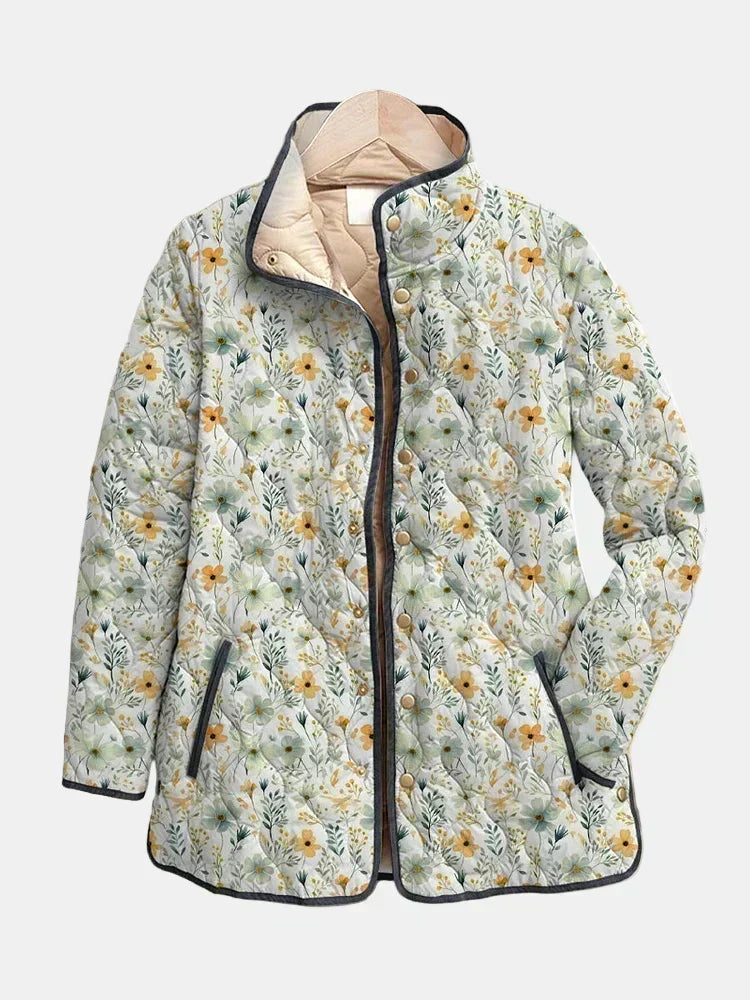 FIONA | ABRIGO ACOLCHADO ESTAMPADO FLORAL