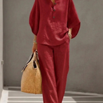 ESTELA | CONJUNTO CASUAL DE CAMISA Y PANTALÓN