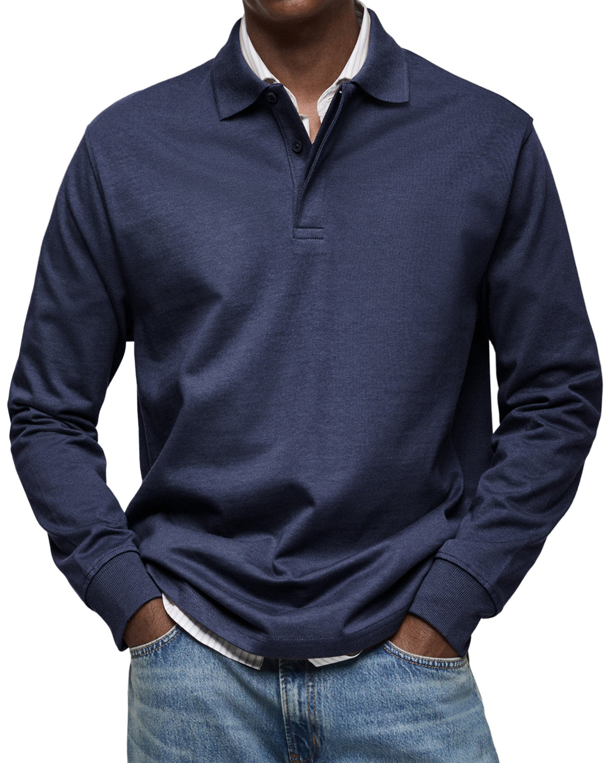 ALBERTO | POLO DE MANGA LARGA LUJOSO