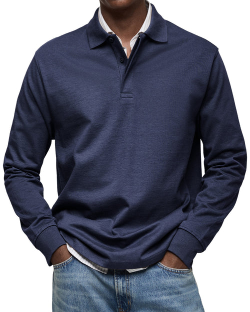 ALBERTO | POLO DE MANGA LARGA LUJOSO