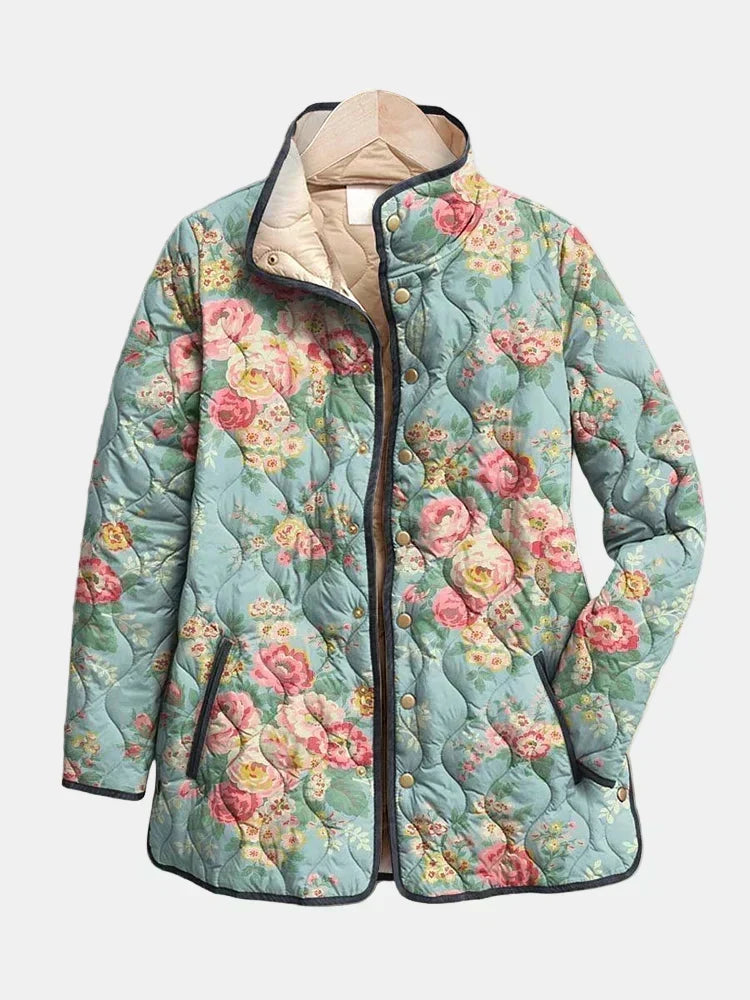 FIONA | ABRIGO ACOLCHADO ESTAMPADO FLORAL