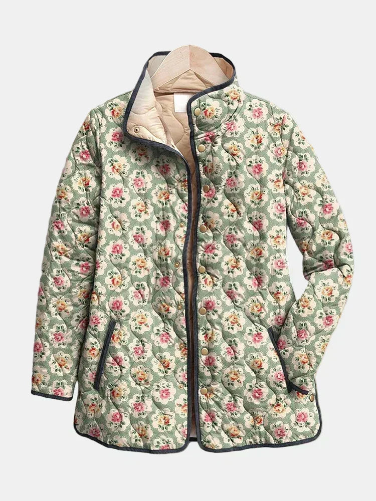 FIONA | ABRIGO ACOLCHADO ESTAMPADO FLORAL