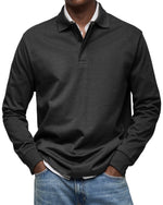 ALBERTO | POLO DE MANGA LARGA LUJOSO
