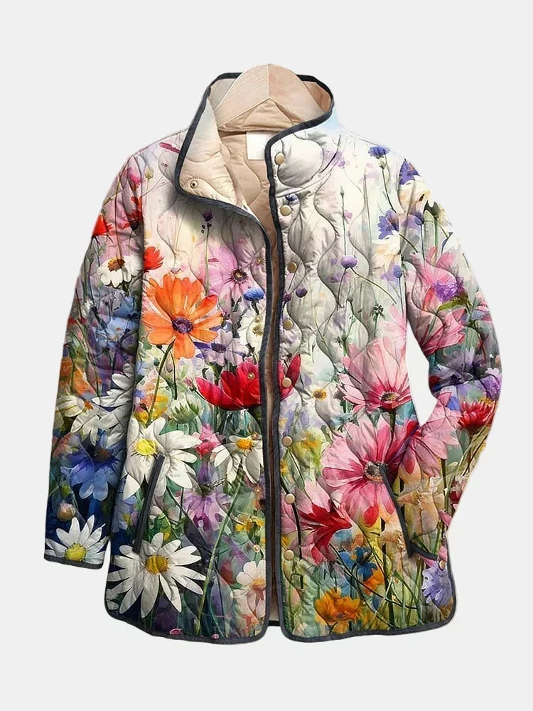 FIONA | ABRIGO ACOLCHADO ESTAMPADO FLORAL
