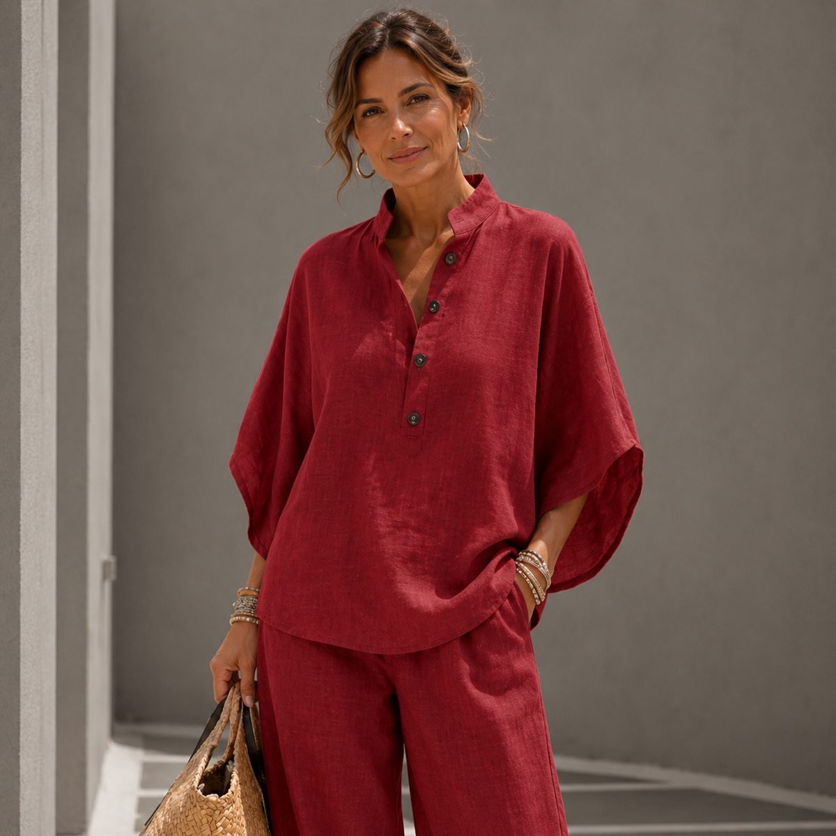 ESTELA | CONJUNTO CASUAL DE CAMISA Y PANTALÓN