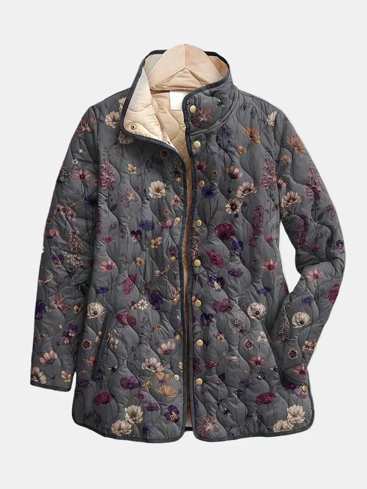 FIONA | ABRIGO ACOLCHADO ESTAMPADO FLORAL