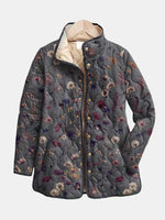 FIONA | ABRIGO ACOLCHADO ESTAMPADO FLORAL