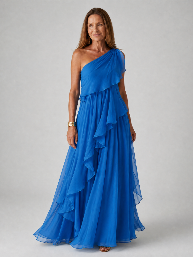 SEVILLA | VESTIDO VOLANTES DE CASCADA