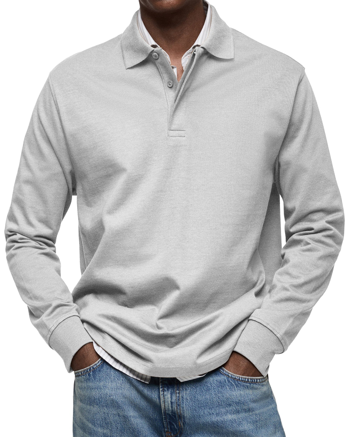 ALBERTO | POLO DE MANGA LARGA LUJOSO