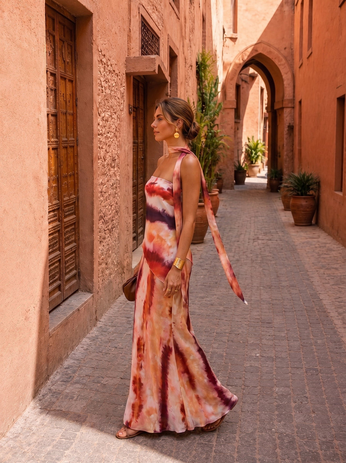ISABEL | VESTIDO LARGO ESTAMPADO
