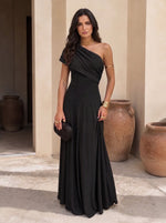 MARÍA | VESTIDO LARGO ASIMÉTRICO