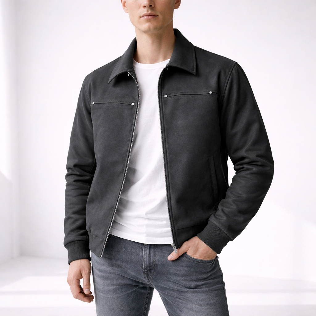 DONOVAN | CAZADORA BOMBER DE PIEL