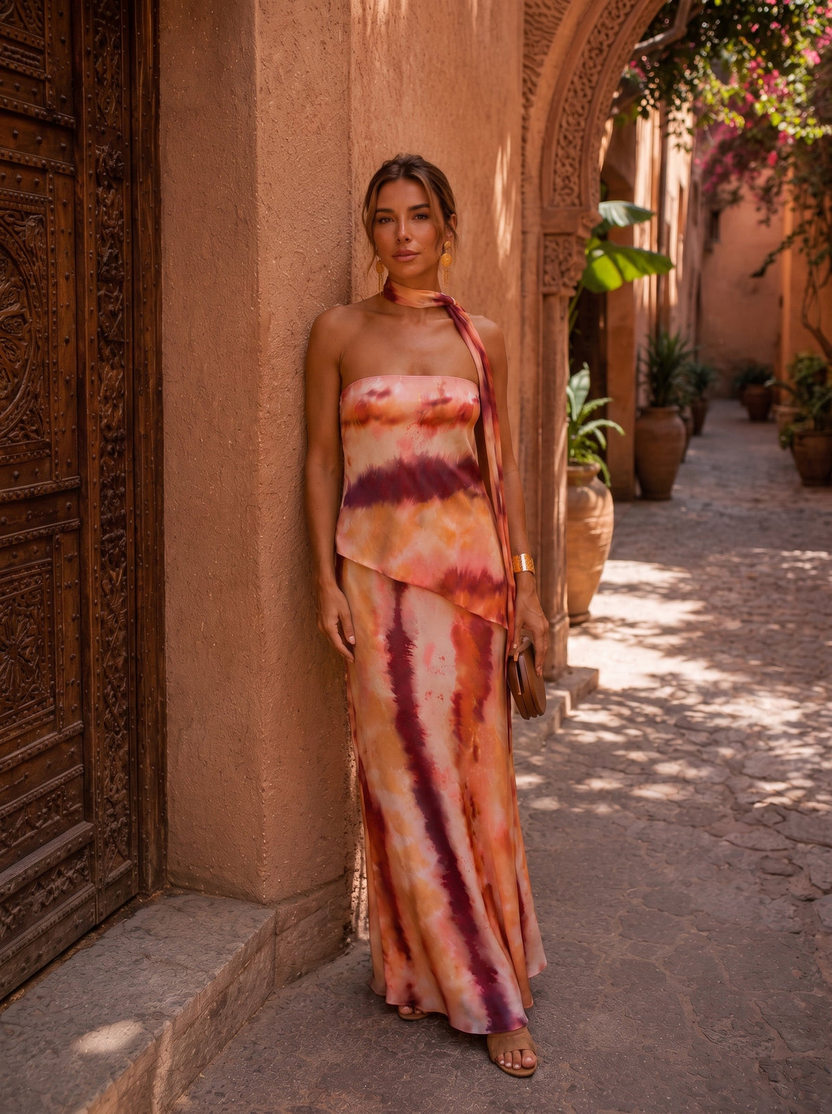 ISABEL | VESTIDO LARGO ESTAMPADO