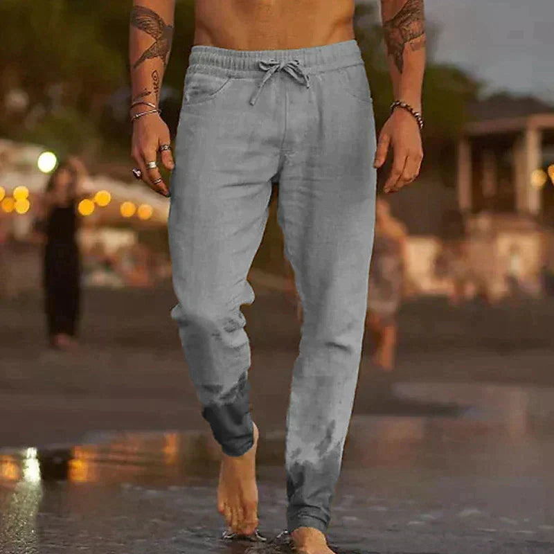 MATEO | PANTALÓN DE PLAYA DE LINO