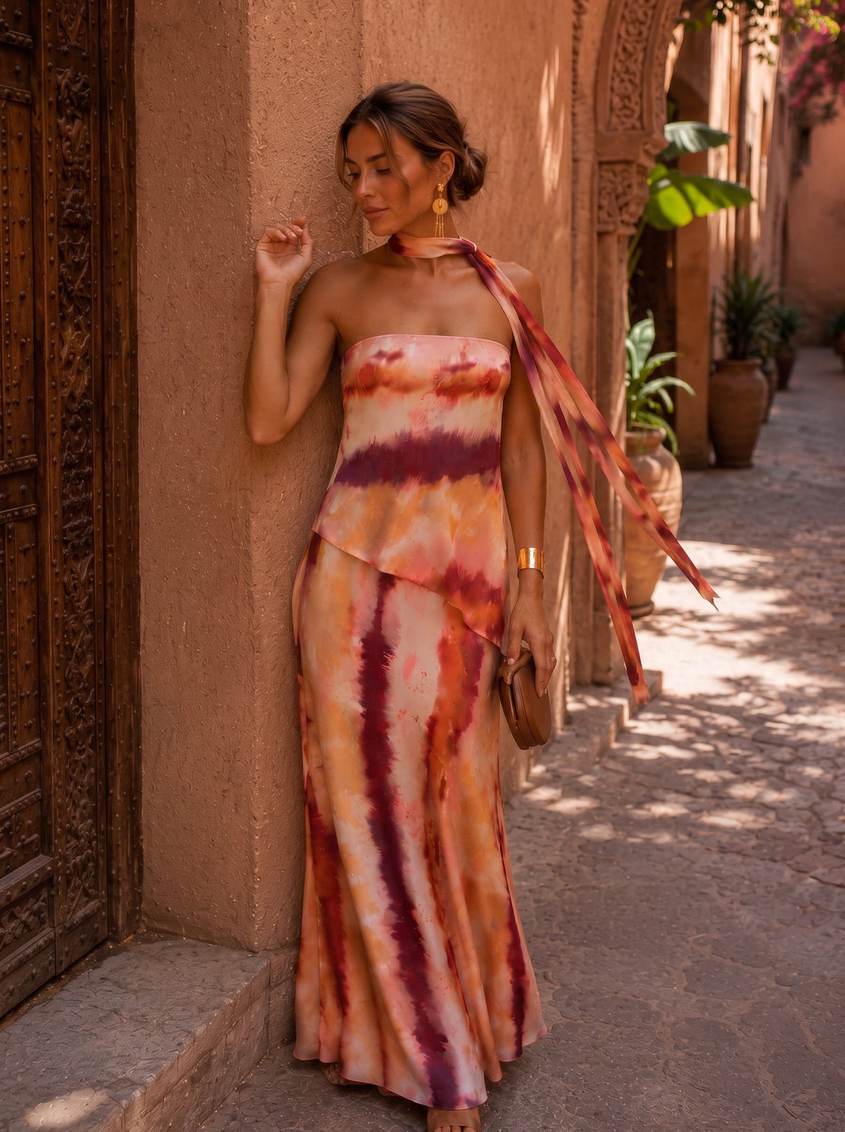 ISABEL | VESTIDO LARGO ESTAMPADO