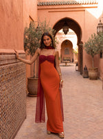 ZAHARA | VESTIDO LARGO BICOLOR