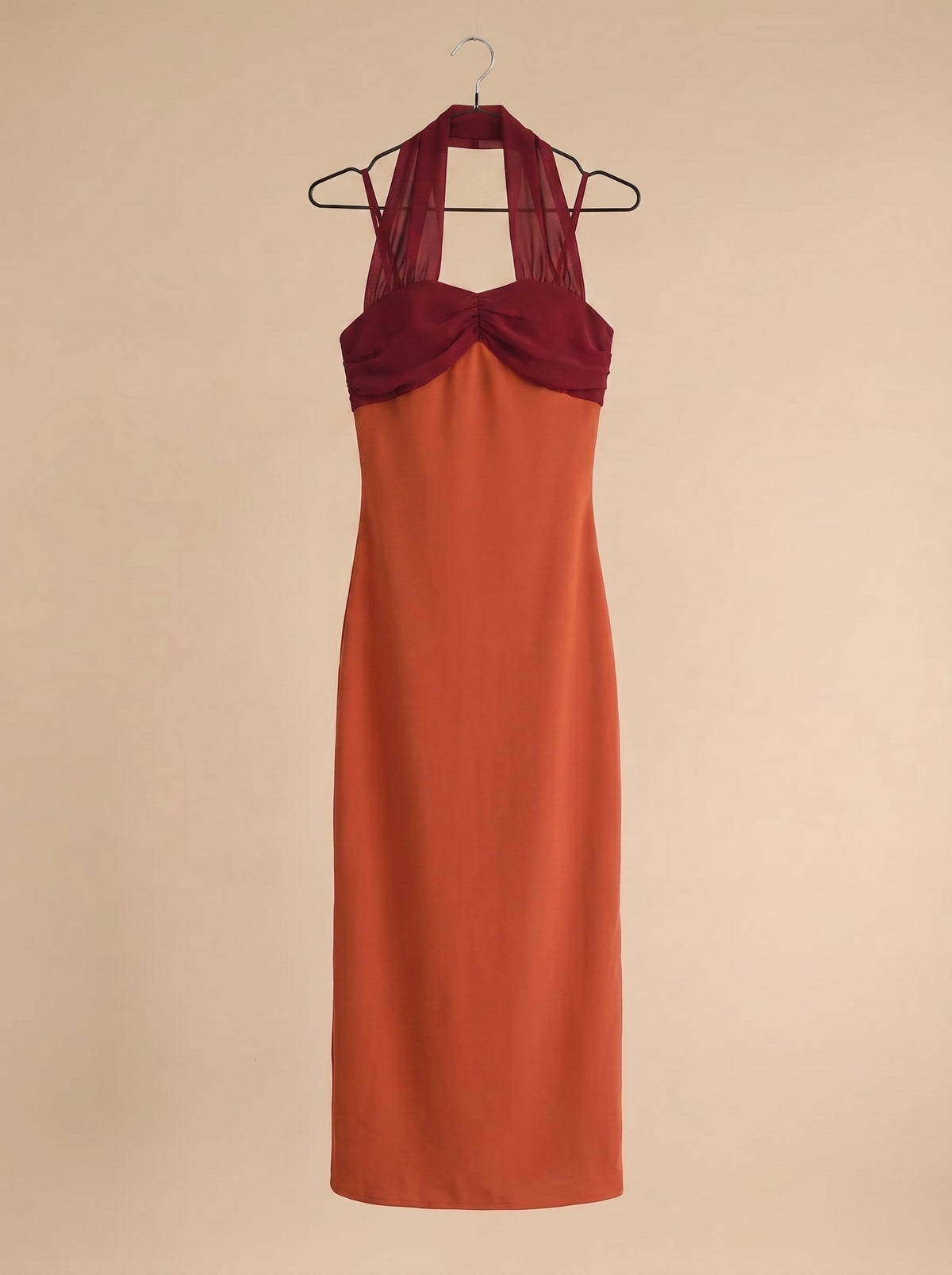 ZAHARA | VESTIDO LARGO BICOLOR