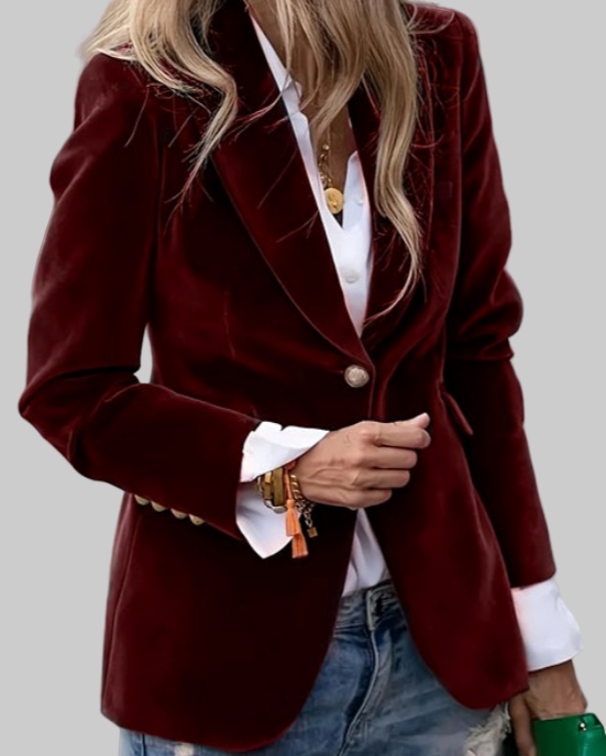 SOPHIA | BLAZER CON SOLAPA Y BOTONES