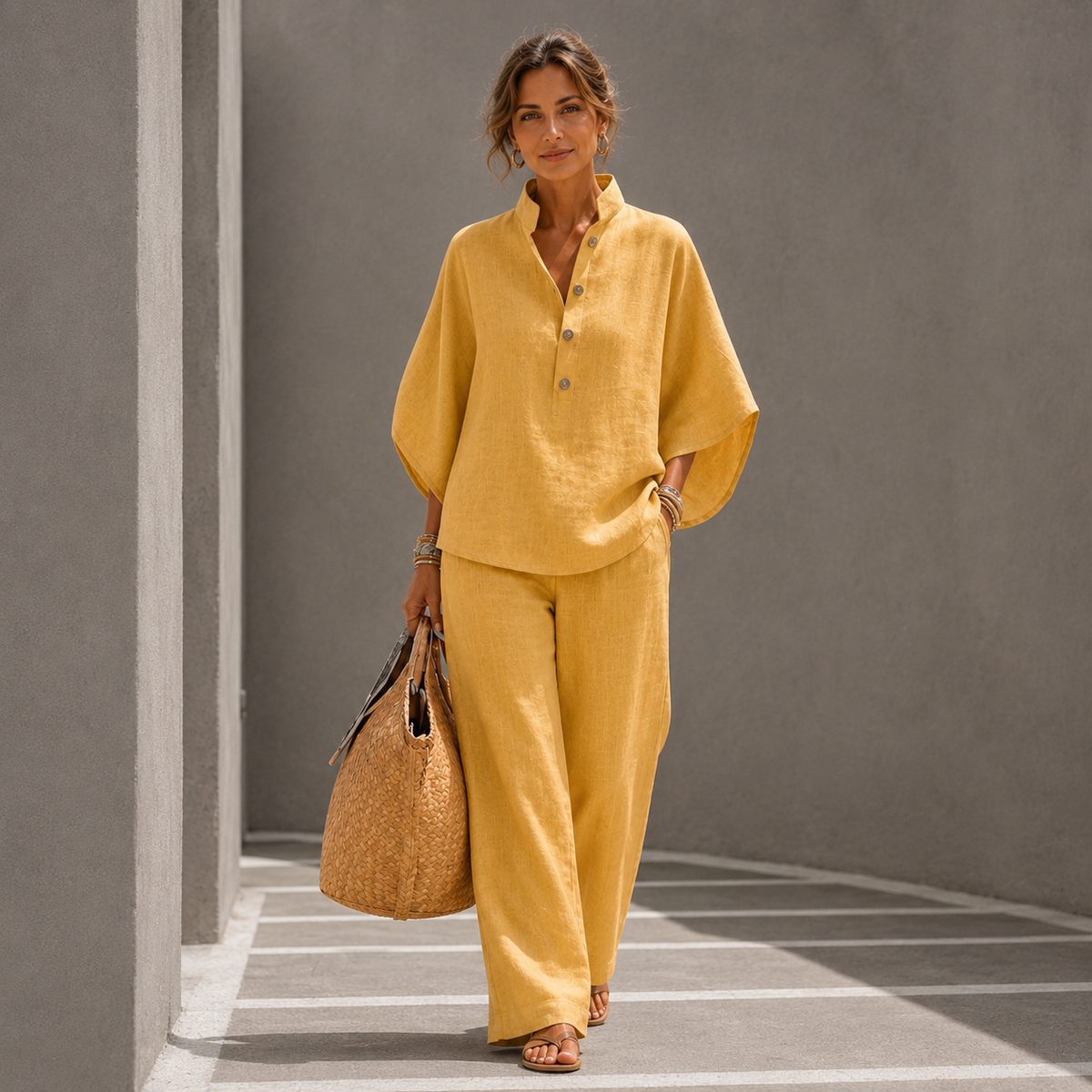 ESTELA | CONJUNTO CASUAL DE CAMISA Y PANTALÓN