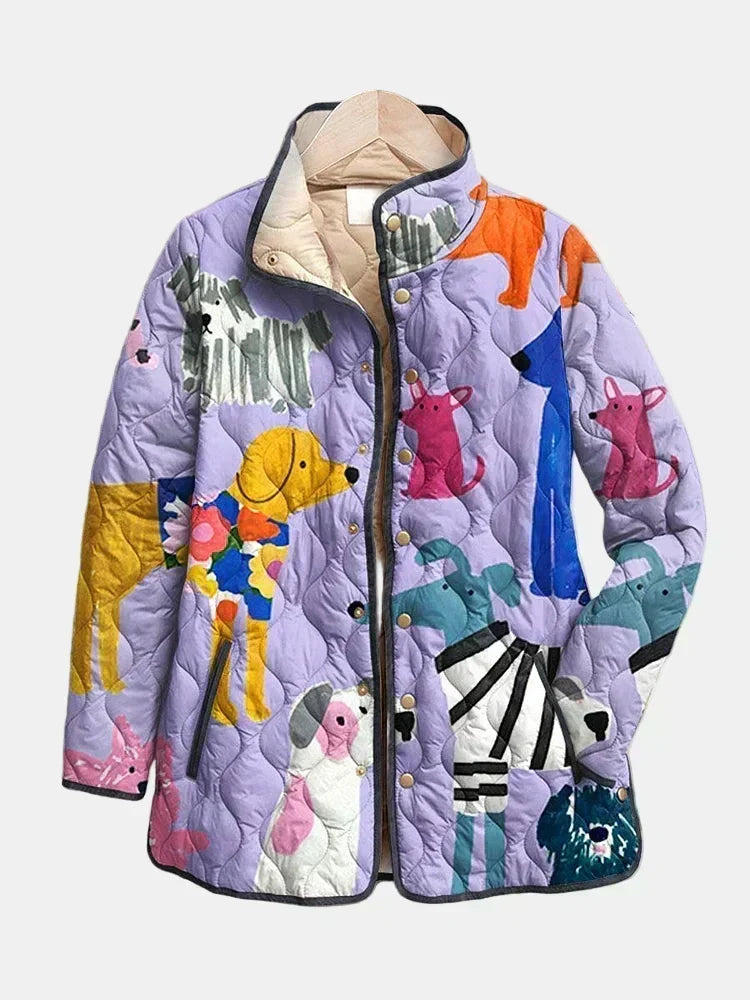 FIONA | ABRIGO ACOLCHADO ESTAMPADO FLORAL