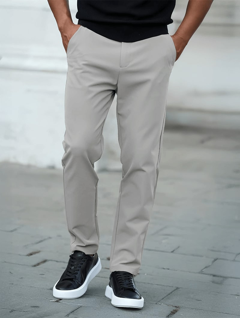 VICENTE | PANTALONES CHINOS GRIS