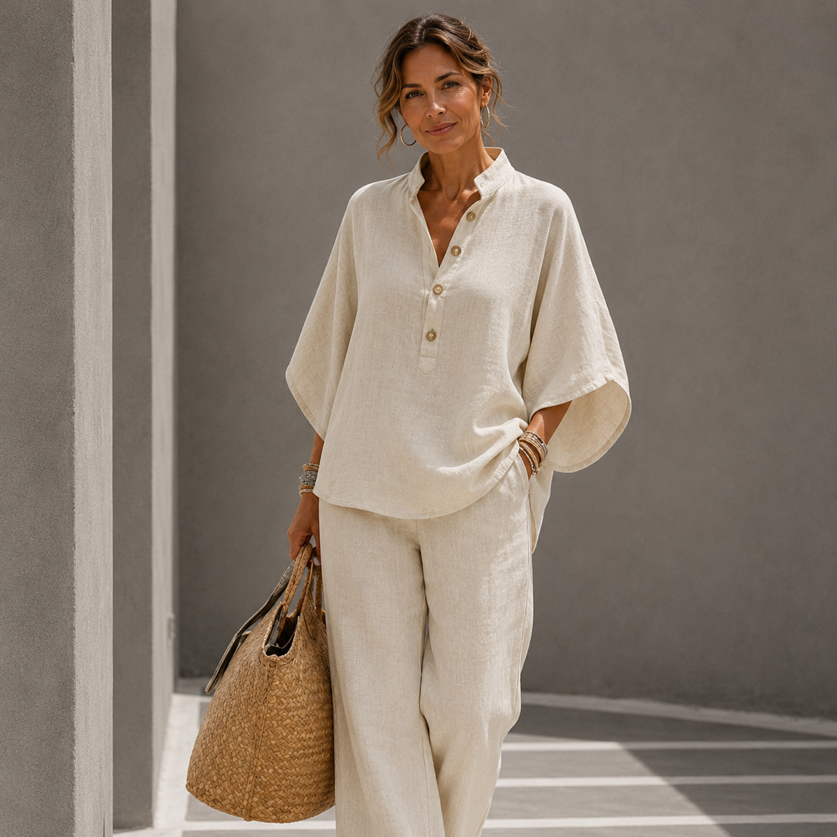 ESTELA | CONJUNTO CASUAL DE CAMISA Y PANTALÓN