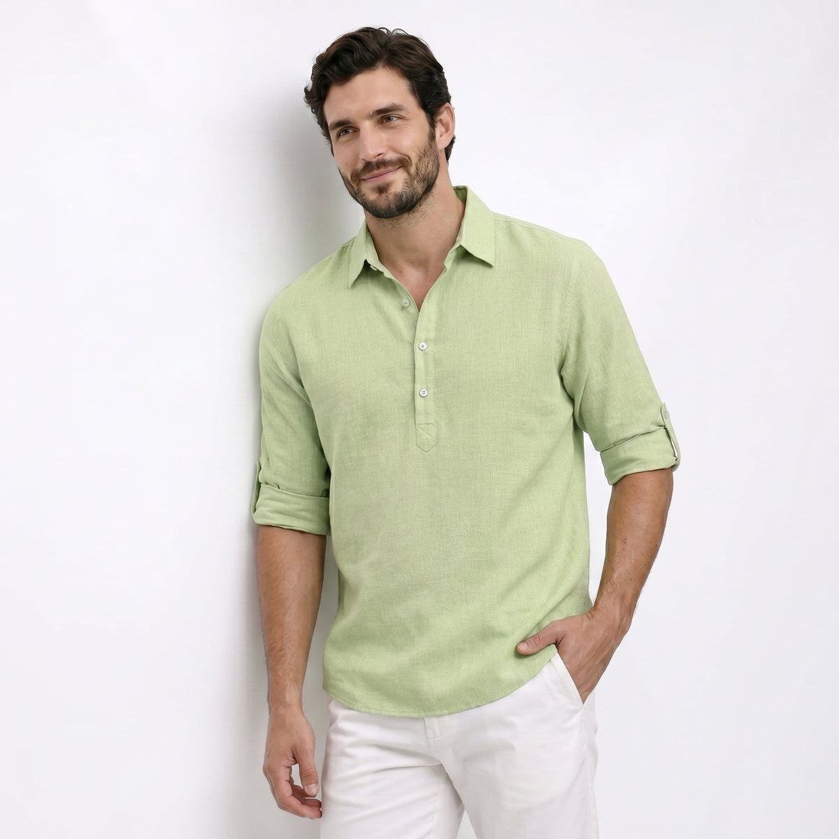 ARCHIE | CAMISA CLÁSICA DE ALGODÓN - LINO ATEMPORAL