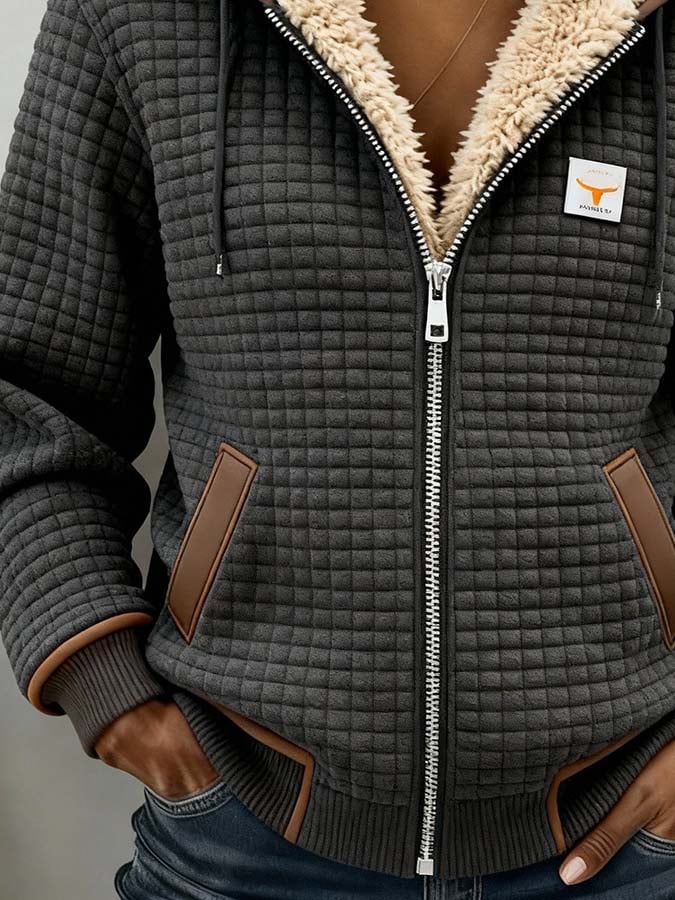 LOLA | ABRIGO TÉRMICO CON FORRO POLAR Y CAPUCHA