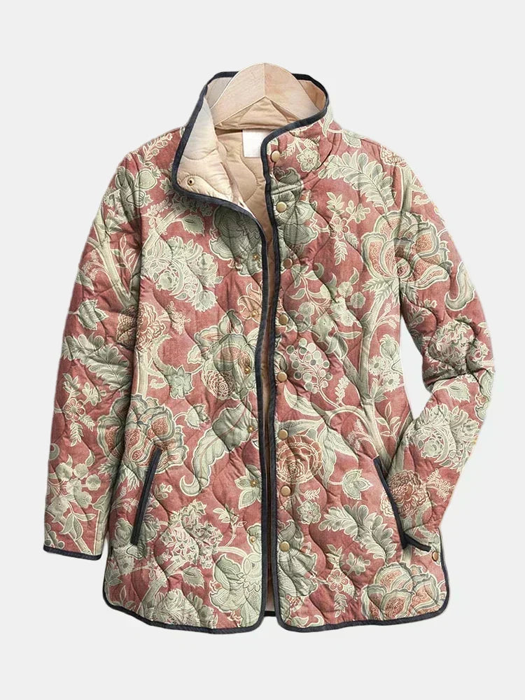 FIONA | ABRIGO ACOLCHADO ESTAMPADO FLORAL