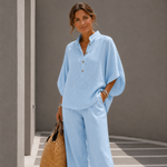 ESTELA | CONJUNTO CASUAL DE CAMISA Y PANTALÓN