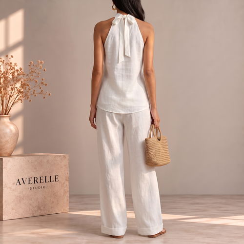 CARLOTTA | CONJUNTO ELEGANTE SIN MANGAS