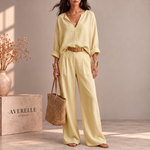 LURDE | CONJUNTO MUEJR CON ESCOTE EN V