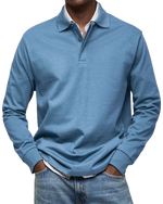ALBERTO | POLO DE MANGA LARGA LUJOSO