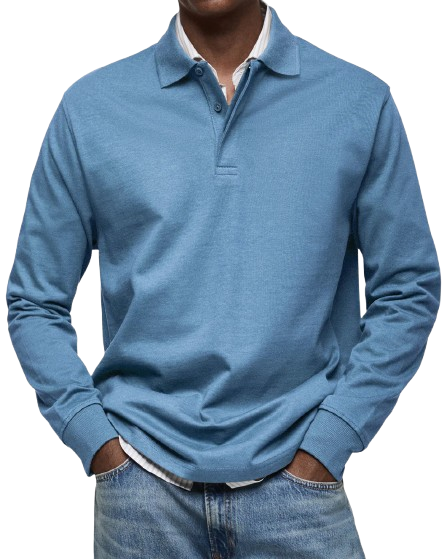 ALBERTO | POLO DE MANGA LARGA LUJOSO