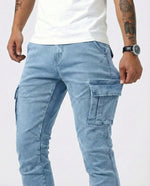 EMILIANO | PANTALÓN CARGO MARINO