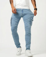 EMILIANO | PANTALÓN CARGO MARINO