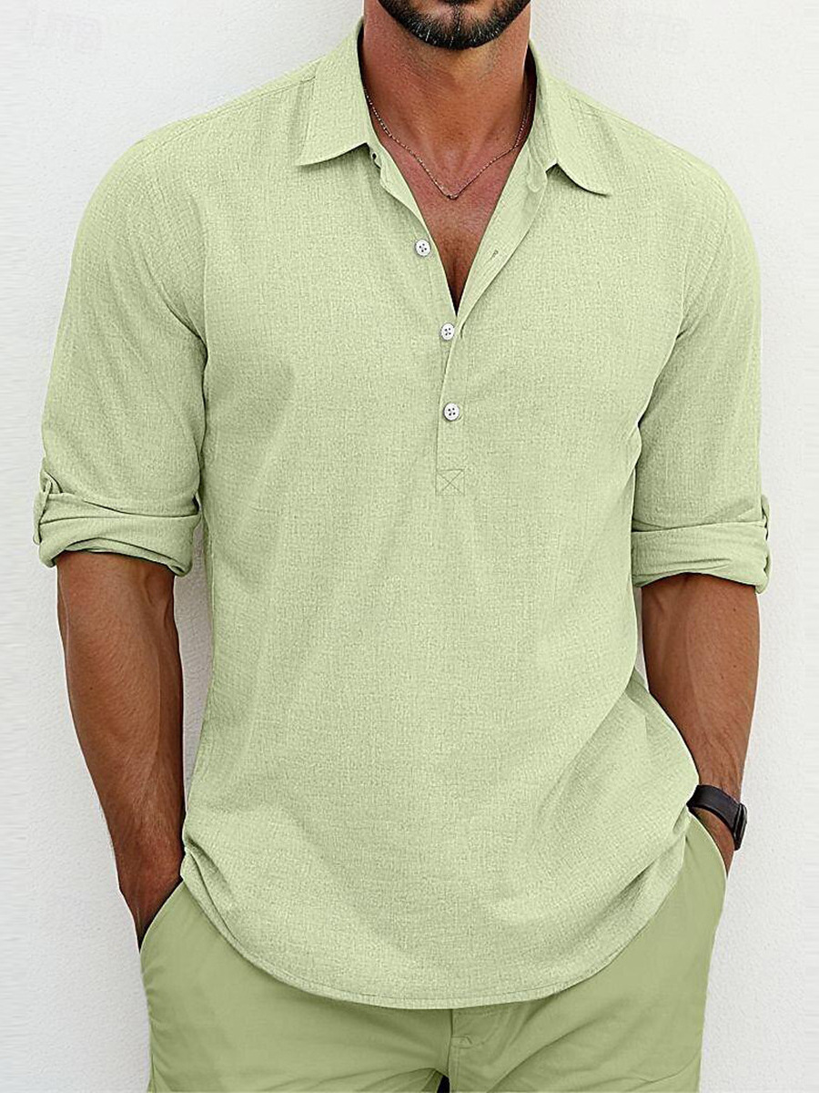 ARCHIE | CAMISA CLÁSICA DE ALGODÓN - LINO ATEMPORAL