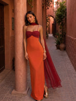 ZAHARA | VESTIDO LARGO BICOLOR