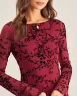 JULIANA| VESTIDO DE MALLA CON ESTAMPADO FLORAL